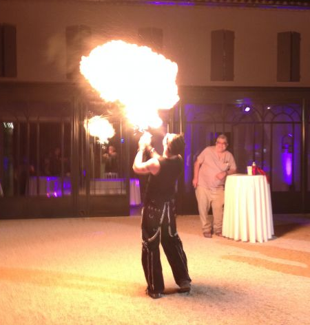 Cracheur de feu, anniversaire, soirée privée